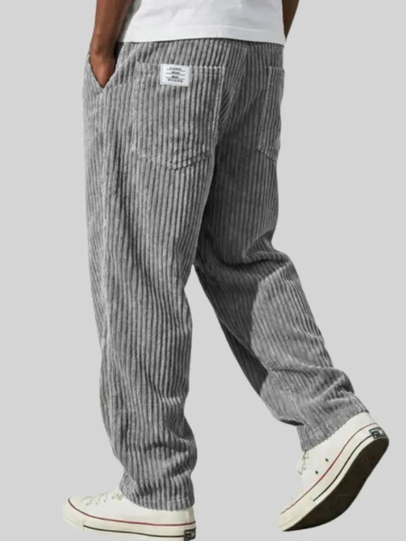 Men's Wide Leg Trousers with Pockets 0