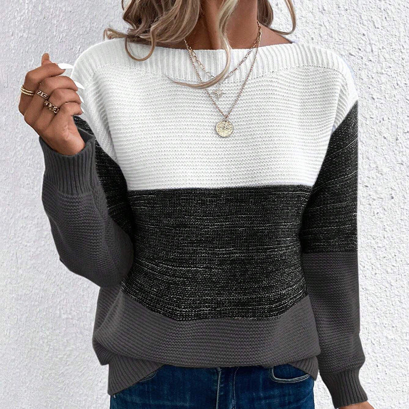 Women’s Crew Neck Long Sleeve Sweater 0