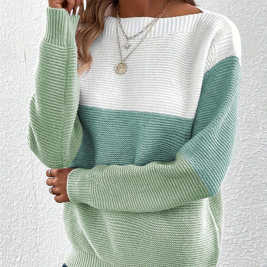Women’s Crew Neck Long Sleeve Sweater 3