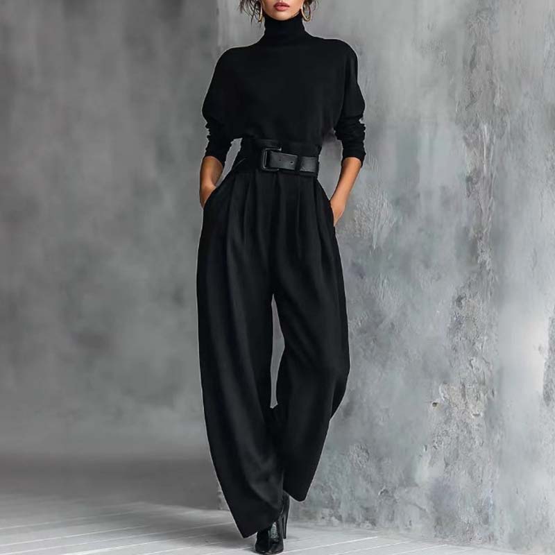 Women's High Waist Trouser Coord Set for Special Occasions 0