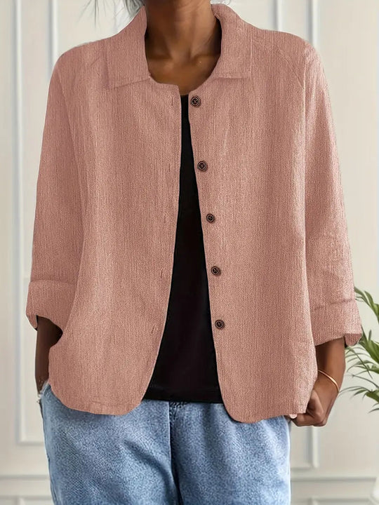 Women’s Long Sleeve Open Front Top 0