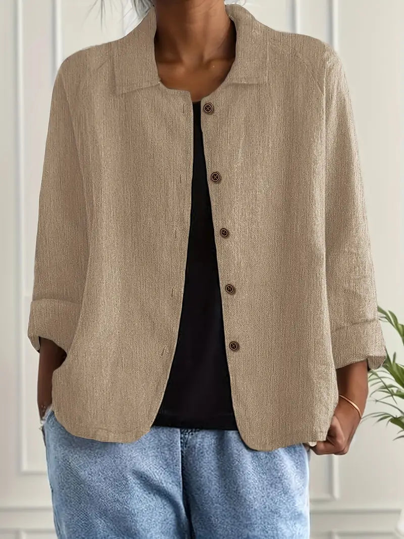Women’s Long Sleeve Open Front Top 8