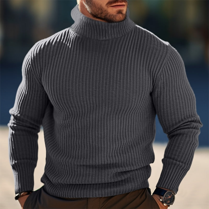Women’s Ribbed Turtleneck Sweater 0