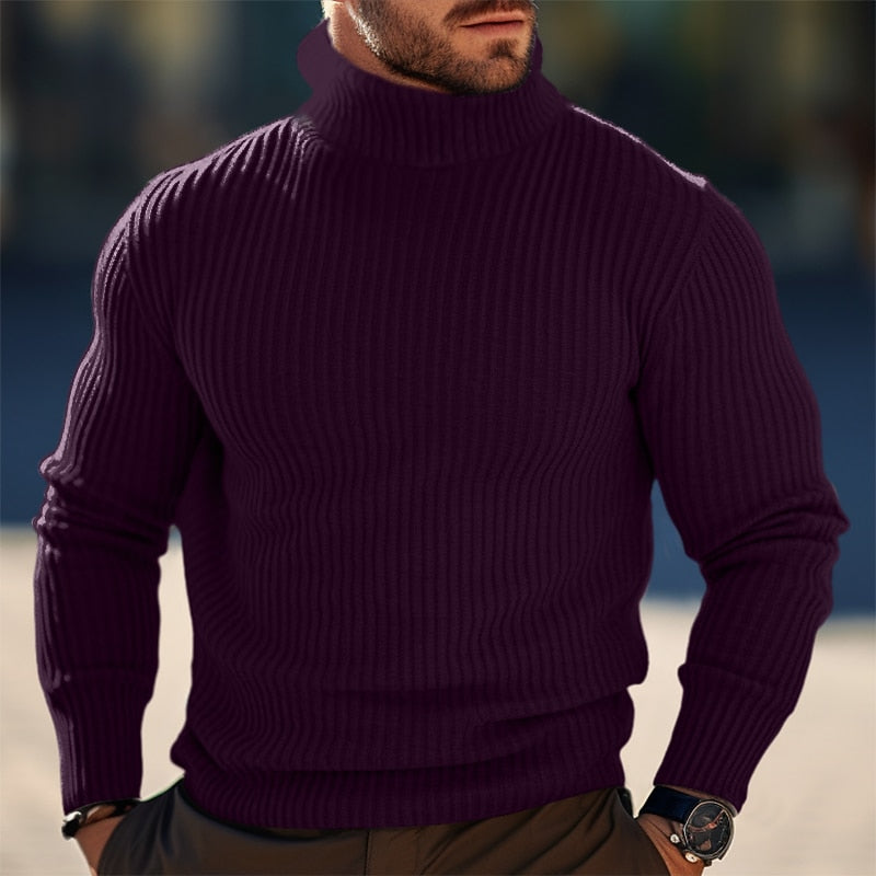 Women’s Ribbed Turtleneck Sweater 4